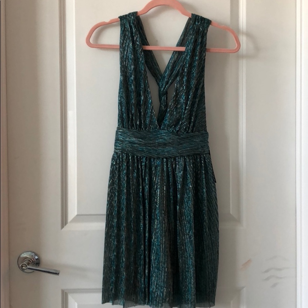 Sparkly blue Lulu’s Mini Dress!